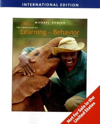 The Principles of Learning and Behavior, International Edition