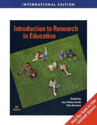 Introduction to Research in Education, International Edition