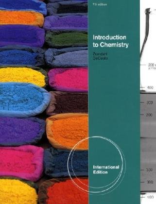 Introduction to Chemistry, International Edition