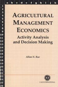 Agricultural Management Economics: