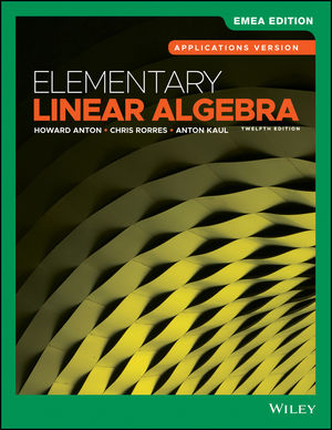 (KOD) Elementary Linear Algebra, Applications Version, 12th Edition, EMEA Edition (Kod içinde e-kitap erişimi de mevcuttur.)