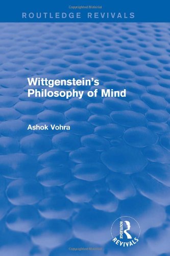 Wittgenstein s Philosophy of Mind (Routledge Revivals)
