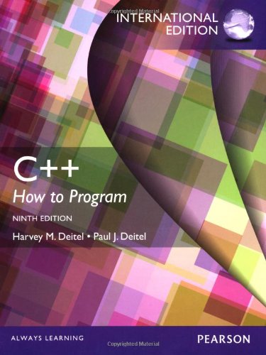 C++: How to Program with MyProgrammingLab and Etext
