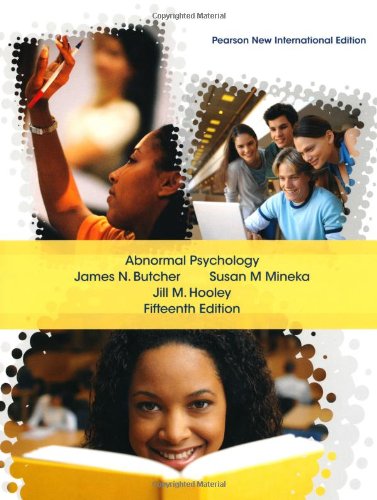 Abnormal Psychology: Pearson New International Edition