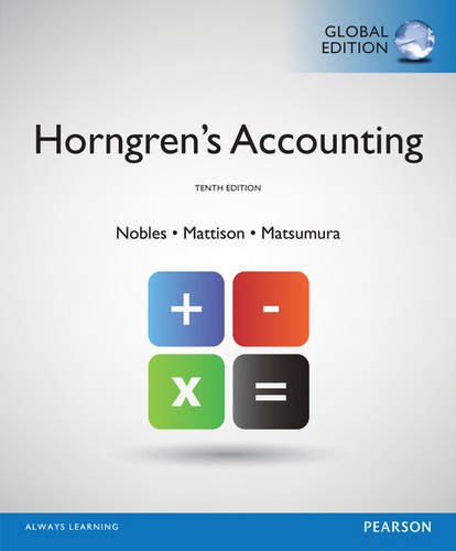 Horngren&#39;s Accounting, Global Edition