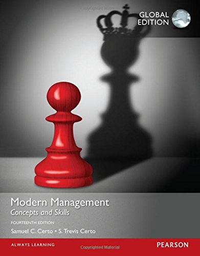 Modern Management: Concepts and Skills, Global Edition, 14/E
