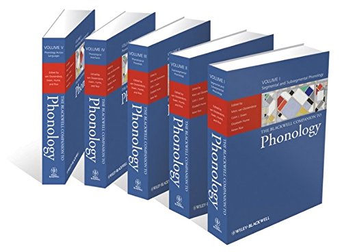 The Blackwell Companion to Phonology: 1-5 (The Companions to Linguistics (CNLZ) series)