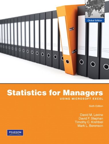 Statistics for Managers Using MS Excel with MathXL