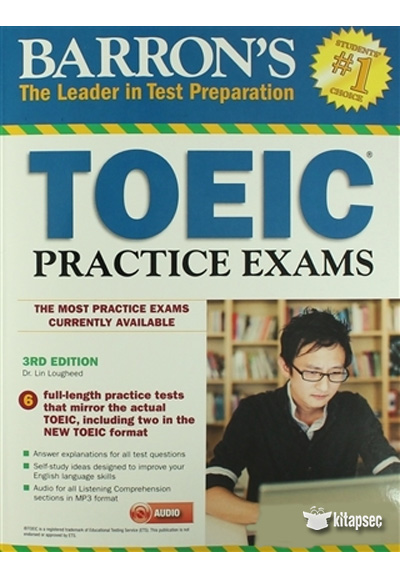 Barrons TOEIC Practice Exams with MP3 CD, 3rd Edition: The Leader in Test Preparation