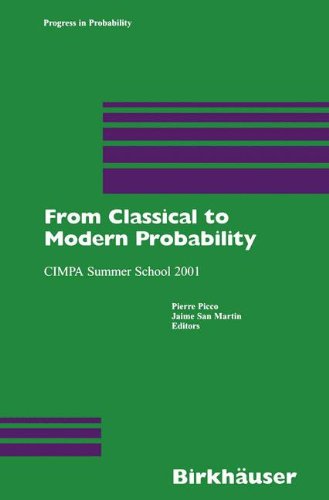 From Classical to Modern Probability: CIMPA Summer School 2001 (Progress in Probability)