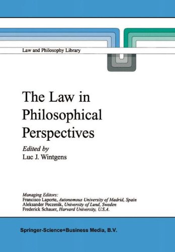 The Law in Philosophical Perspectives: My Philosophy of Law: Volume 41 (Law and Philosophy Library)