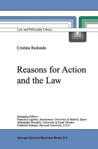 Reasons for Action and the Law (Law and Philosophy Library)