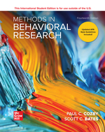 (BAU_VS KOD) Methods in Behavioral Research 14e (Kod içinde e-kitap erişimi de mevcuttur.)