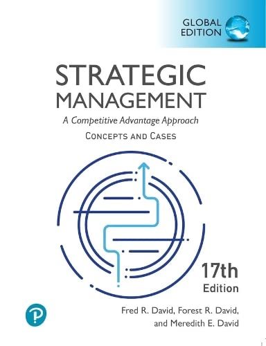 (KITAP+BAU KOD) HE-David- Strategic Management GE 17/e  (Kod içinde e-kitap erişimi de mevcuttur.)