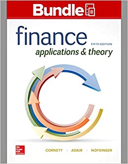 (ISIK KOD) Connect for Cornett – Finance: Applications and Theory, ed. 5 (Kod içinde e-kitap erişimi de mevcuttur.)