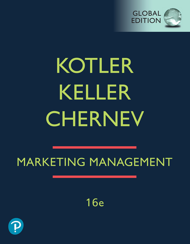(KITAP+ISTINYE KOD) HE-KOTLER-Marketing Management GE p16  (Kod içinde e-kitap erişimi de mevcuttur.)
