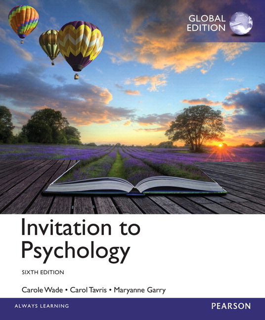(KADIRHAS KOD) MyPsychLab-Wade-Invitation to Psychology, 6e (Kod içinde e-kitap erişimi de mevcuttur.)