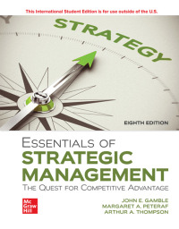 (OZU_VS KOD) Essentials of Strategic Management: The Quest for Competitive Advantage 8th  (Kod içinde e-kitap erişimi de mevcuttur.)
