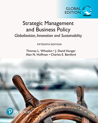 (KITAP+YEDITEPE KOD) HE-Wheelen-Strategic Mngmnt&Business Policy GE p15  (Kod içinde e-kitap erişimi de mevcuttur.)