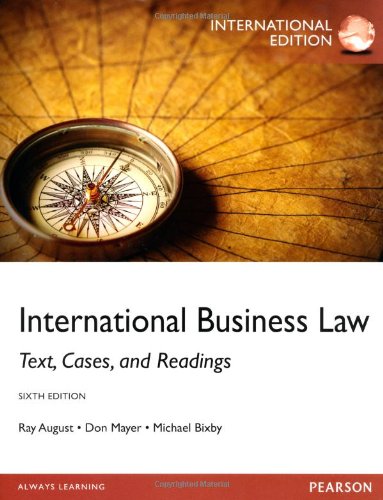 International Business Law: International Edition