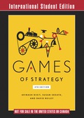 Games of Strategy (Fourth International Student Edition)