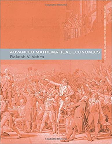 Advanced Mathematical Economics