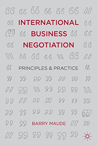 International Business Negotiation: Principles and Practice