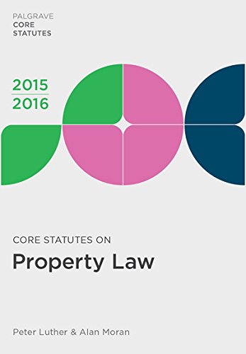 Core Statutes on Property Law 2015-16
