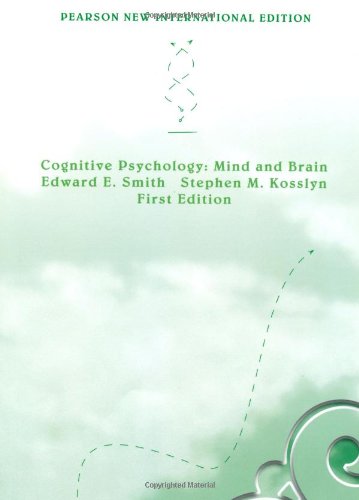 Cognitive Psychology: Pearson New International Edition