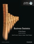 Business Statistics: A First Course, Global Edition