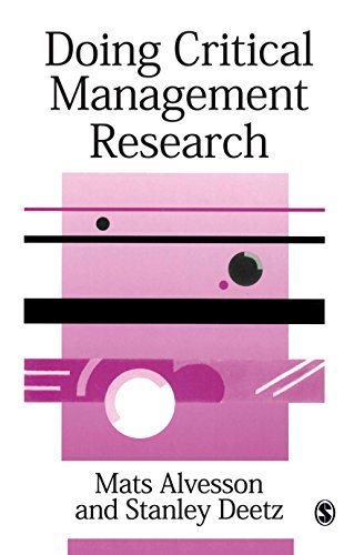 Doing Critical Management Research