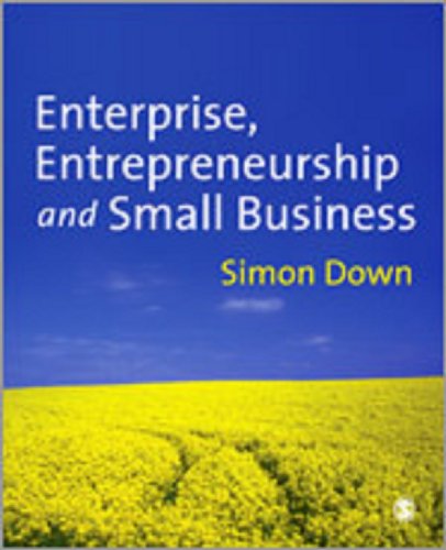 Enterprise, Entrepreneurship and Small Business