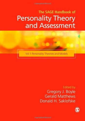 The SAGE Handbook of Personality Theory and Assessment