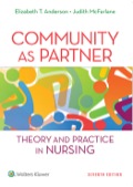 Community as Partner: Theory and Practice in Nursing