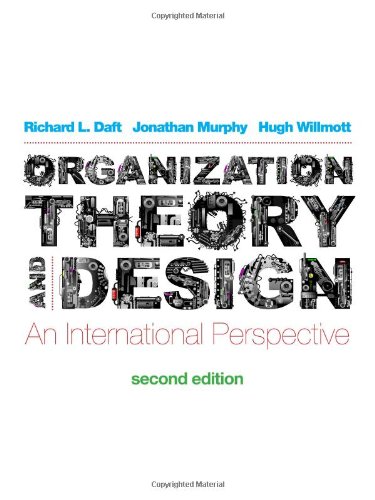 3I EBK: Organization Theory and Design