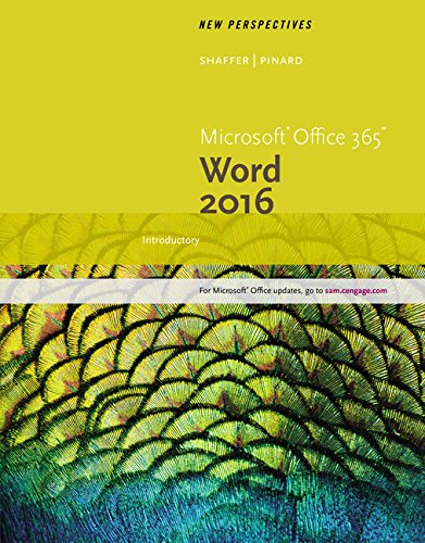 New Perspectives on Microsoft® Office 365 & Word 2016
