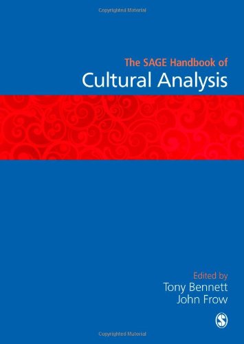 The SAGE Handbook of Cultural Analysis