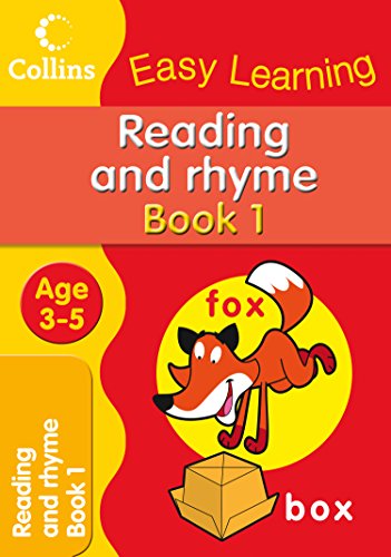 Reading and Rhyme: Age 3-5 (Collins Easy Learning Age 3-5)