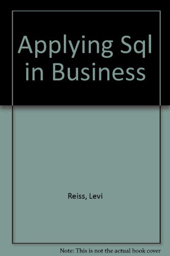 Applying Sql in Business