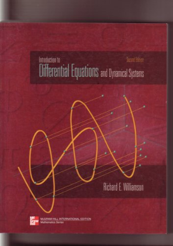 Introduction to Differential Equations and Dynamical Systems