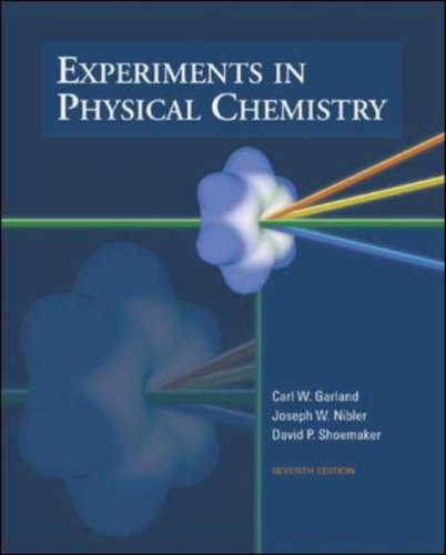 Experiments In Physical Chemistry