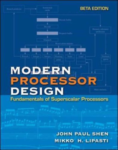 Modern Processor Design: Fundamentals of Superscalar Processors, Beta Edition