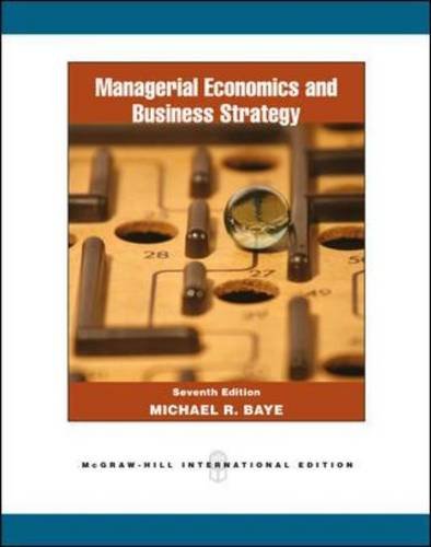 Managerial Economics & Business Strategy