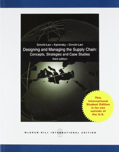 Designing and Managing the Supply Chain 3e with Student CD