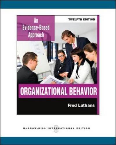 Organizational Behavior (Int l Ed)