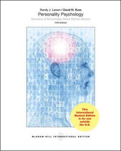 Personality Psychology: Domains of Knowledge About Human Nature (Int l Ed)
