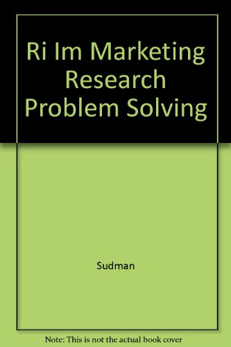 Ri Im Marketing Research Problem Solving
