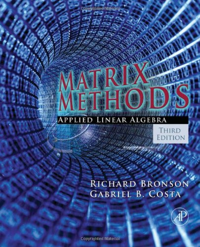 Matrix Methods: Applied Linear Algebra