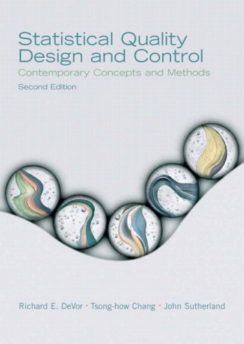 Statistical Quality Design and Control: Contemporary Concepts and Methods