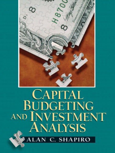 Capital Budgeting and Investment Analysis